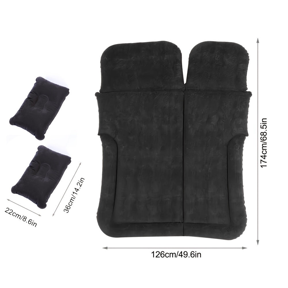 Self Inflating Car SUV Cargo Camping Mattress Double Sleeping Mat Air Bed Pad Pillow