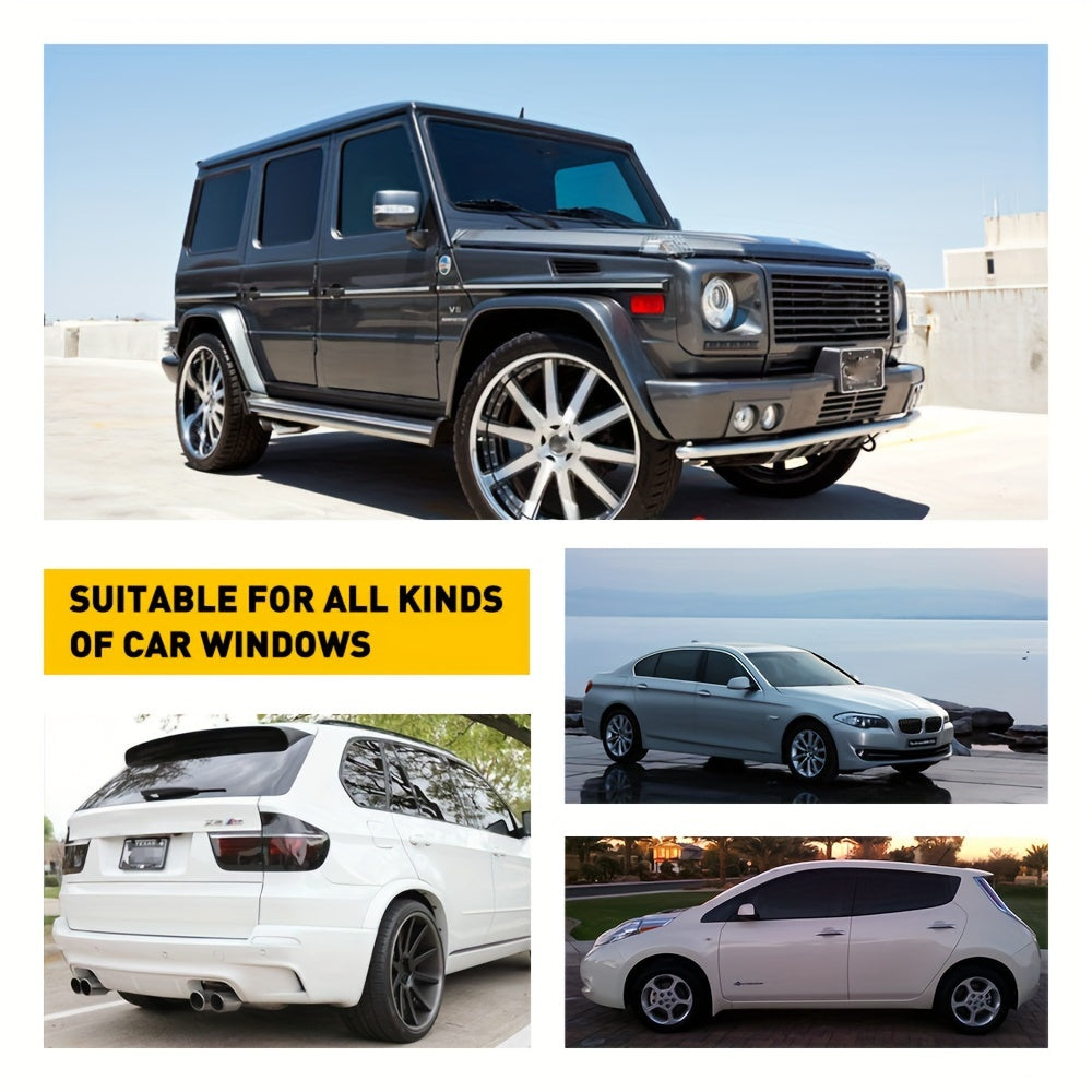 1pc 3m Black Window Tint Film, 20% VLT, 20" x 10ft - Scratch-Resistant, UV Protection, Easy Installation