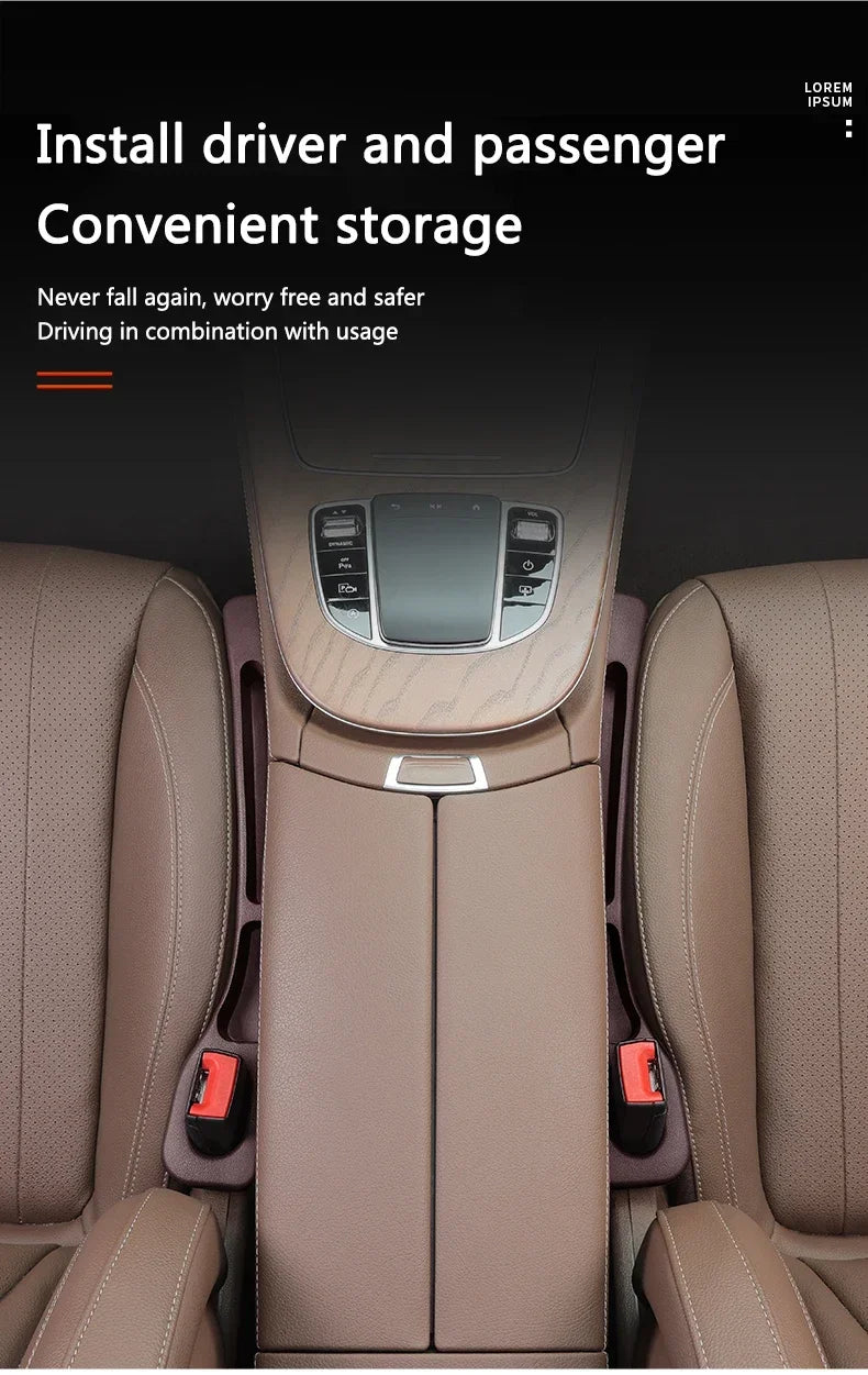 2pcs Car Seat Gap Storage Box Cup Holder Seat Crevice Side Organizer For BMW E90 E60 E46 E39 F30 F10 E87 X3 X4 X5 X1 G30 G20