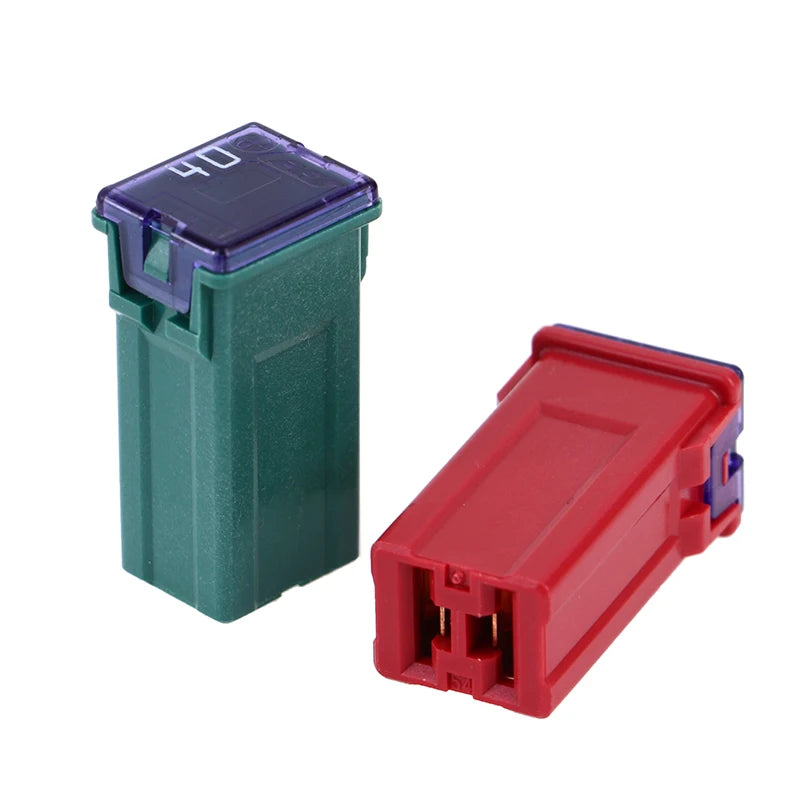 1Pcs Mini Square Fuse 20A 30A 40A 50A 60A Set Automotive Car Fuse with Plastic Box Assortment Auto Fuse