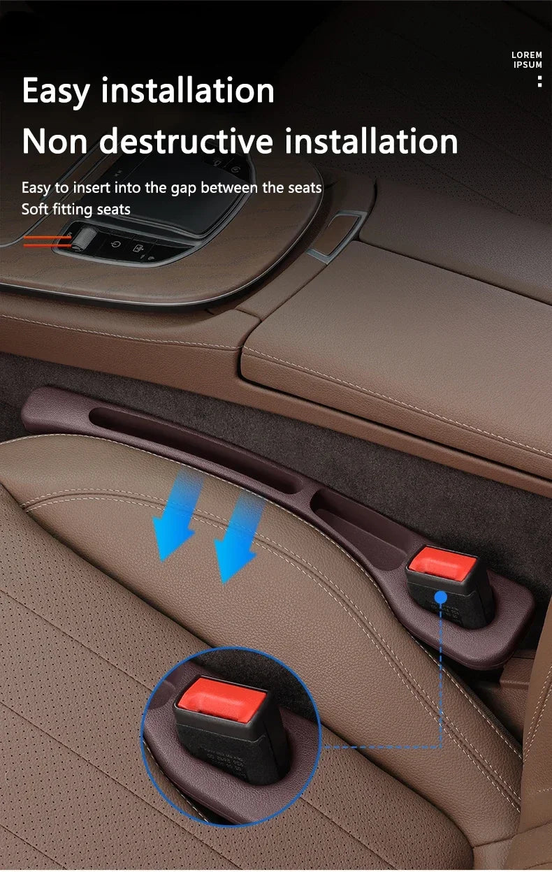 2pcs Car Seat Gap Storage Box Cup Holder Seat Crevice Side Organizer For BMW E90 E60 E46 E39 F30 F10 E87 X3 X4 X5 X1 G30 G20