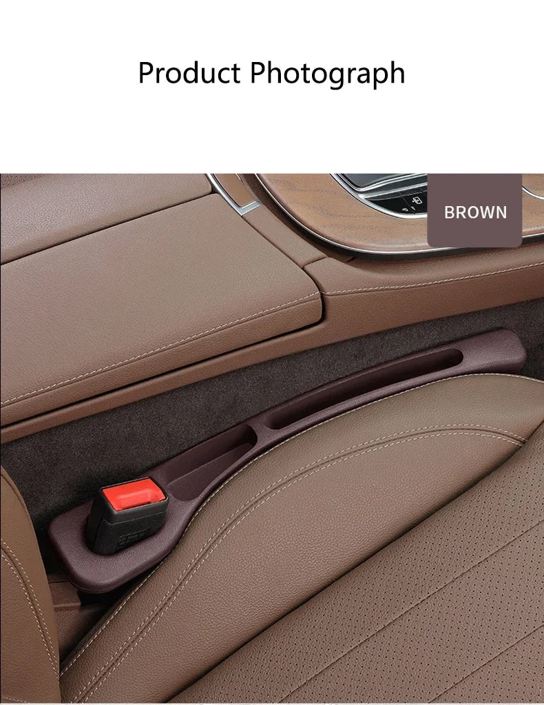 2pcs Car Seat Gap Storage Box Cup Holder Seat Crevice Side Organizer For BMW E90 E60 E46 E39 F30 F10 E87 X3 X4 X5 X1 G30 G20