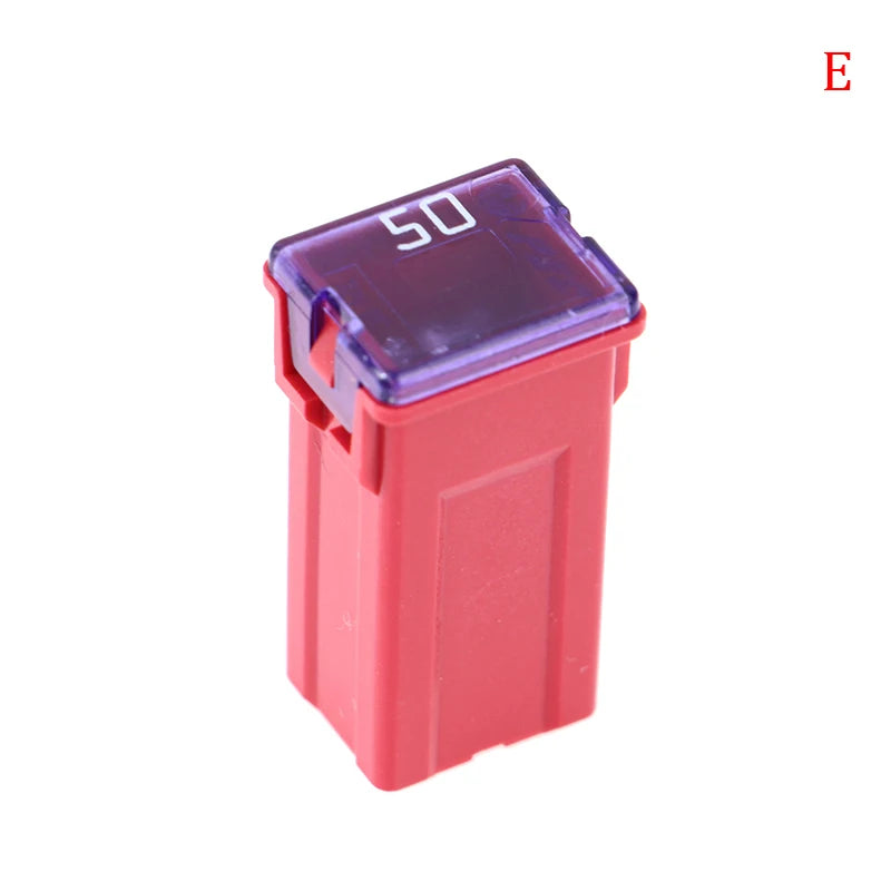 1Pcs Mini Square Fuse 20A 30A 40A 50A 60A Set Automotive Car Fuse with Plastic Box Assortment Auto Fuse