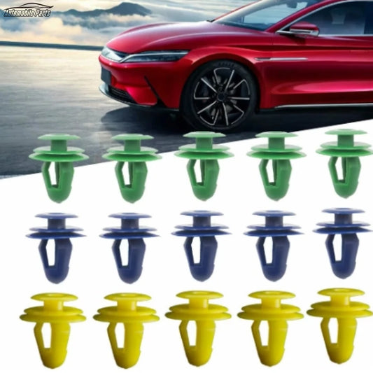 20Pcs Auto Bumper Mudguard Automotive Fastener Clip Car General Accessories Car Interior Door Panel Card Trim Fastener Clips