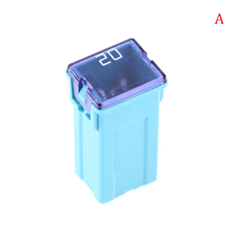 1Pcs Mini Square Fuse 20A 30A 40A 50A 60A Set Automotive Car Fuse with Plastic Box Assortment Auto Fuse